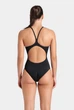 Купальник жіночий Arena DIAMOND SWIMSUIT LIGHTDROP BAC 007757-510-44 174см Чорно-білий - зображення 4