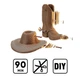 3D Пазл Картонный Cartonic Western Hat And Boot 210 деталей - изображение 6