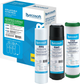Комплект картриджів Ecosoft 1-2-3 для осмосу Absolute (поліпропілен+GAC+AquaGreen) (CHV3ECOAGR) - изображение 2