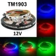 Розумна адресна світлодіодна стрічка LEDTech 12В TM1903 60д/м RGB IP20 PCB білий. Ціна за 1м. - зображення 1