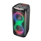 Беспроводная портативная Bluetooth колонка с микрофоном HOCO Precious RGB Light BT speaker DS54 40Вт Черный - изображение 1