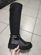 Сапоги Lilin Shoes комбинированные черные 36р - изображение 2