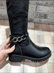 Сапоги Lilin Shoes комбинированные черные 36р - изображение 4
