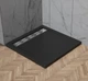 Душевой поддон + Сифон, AVKO RTA174, Композит 90x90x5 см, Черный камень - изображение 2