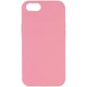 Чохол Silicone Case Full Protective (AA) NO LOGO для Apple iPhone SE (2020) Рожевий / Light pink - зображення 1