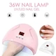 Сушарка для нігтів 36w FD 258 Beauty Nail, Лампа для сушіння гель-лаку будинку, Універсальна лампа для сушіння гель лаку - зображення 7