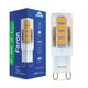 Светодиодная LED лампа Feron G9 LB 432 4W 4000К прозрачная в пластиковом корпусе - изображение 3