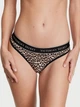 Трусики Victoria's Secret стринги леопардовые XS / Logo Cotton Thong Panty - изображение 3