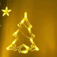 Новогодняя гирлянда ёлки и звезды Xmas 3х0,8м 8 режимов Теплый белый - изображение 7
