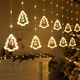 Новогодняя гирлянда Елки с фигурками Xmas 3х0,8м 8 режимов Теплый белый - изображение 4