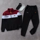 Зимовий чоловічий спортивний костюм Ellesse XXL Чорний з бордовим(KG-045) - изображение 1