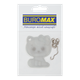 Брелок-подвеска светоотражающий BuroMax "Котенок" 59х75 мм белый (BM.9700) - изображение 1