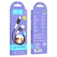 USB Data-Кабель HOCO X82 2.4A silicone connectors 1m, Black - изображение 4