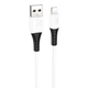 USB Data-Кабель HOCO X82 2.4A silicone, silicone connectors 1m, White - зображення 1