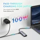 Hub UGREEN CM195 Type-C to 2 Ports USB3.0-A Hub + HDMI + TF / SD with PD Power Supply, Space Gray - зображення 2