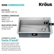 Кухонна мийка Kraus KHT410-33 - зображення 2