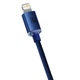Кабель Baseus Crystal Shine Series Fast Charging Data Cable Type-C to iP 20W 2m Blue (CAJY000303) - изображение 6