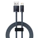 Кабель Baseus Dynamic Series Fast Charging Data Cable USB to iP 2.4A 1m Slate Gray (CALD000416) - зображення 1
