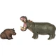 Фигурка Kids Team Сафари Бегемот с бегемотиком (Q9899-A23_2) - изображение 1