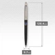 Ручка кулькова Parker JOTTER 17 Originals UKRAINE Black CT BP Тризуб-Ластоюстка (15632_T1230u) - изображение 2