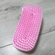 Силиконовая массажная щетка для ванны Silicone Massage Bath Brush Розовый (KG-11924) - изображение 4