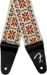Ремень гитарный Fender Strap 2" Pasadena Woven Lattice Orange - изображение 2