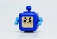 Антистрес Іграшка Fidget Robot Фіджет Куб для Зняття Стресу Синій (01146) - зображення 1