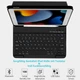 Чохол-клавіатура 10.5" TQQ для планшета iPad 10.2 9th 2021/8th 2020/7th 2019 Чорний (UKR) - зображення 2