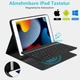 Чохол-клавіатура 10.5" TQQ для планшета iPad 10.2 9th 2021/8th 2020/7th 2019 Чорний (UKR) - зображення 3