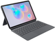 Чохол-клавіатура Book Cover Keyboard для Samsung Galaxy Tab S6 10.5 (T860/T865/T866) Gray ENG/UKR (EF-DT860BJRGRU) - изображение 1