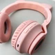 Беспроводные наушники Cat Ear Borofone BO18 Розовый - изображение 3