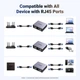 З'єднувач витої пари UGREEN NW301 RJ-45 to 2xRJ-45 1000Mbps Grey (45311) - зображення 3