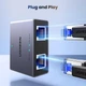 З'єднувач витої пари UGREEN NW301 RJ-45 to 2xRJ-45 1000Mbps Grey (45311) - зображення 5