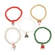 Набір новорічних браслетів з підвіскою дзвіночки "Festive Christmas" Honey Fashion Accessories різнокольоровий (120270) - изображение 4