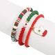 Набір новорічних браслетів з підвіскою рукавичка "Festive Christmas" Honey Fashion Accessories різнокольоровий (120277) - изображение 3