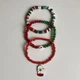 Набір новорічних браслетів з підвіскою рукавичка "Festive Christmas" Honey Fashion Accessories різнокольоровий (120277) - изображение 4