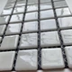 Мозаика стеклянная MK25101 White АкваМо 31.7х31.7 плитка на сетке в ванную, душ, кухню - изображение 3