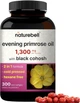 Олія вечірньої примули з клопогоном чорним преміум-класу NatureBell Evening Primrose Oil with Black Cohosh 300 капсул - зображення 1