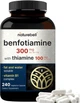 Бенфотиамин премиум-класса NatureBell Benfotiamine 300mg with Thiamine 100mg 240 капсул - изображение 1
