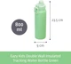 Спортивна термопляшка 800 мл з нержавіючої сталі, вакуумна Green - изображение 9