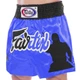Шорти для тайського боксу та кікбоксингу FAIRTEX BS0638 (сатин, нейлон, р-р S, Синій) (BS0638_Синій_S) - изображение 1