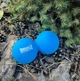 Масажний силіконовий подвійний м'яч PowerPlay PP-4355 Silicone Lacrosse Peanut Ball (6.3*12.6см.) Синій - изображение 4