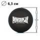 Масажний силіконовий м'яч PowerPlay PP-4354 Silicone Lacrosse Ball (6.5см.) Чорний (A-013249) - зображення 7