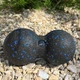Масажний м'яч подвійний PowerPlay PP-4352 Epp foam peanut ball (d8*16cm.) Чорно/Синій - изображение 5