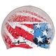 Шапочка для плавания M-D USA (силикон, синий-красный) (M055303001W) - изображение 1