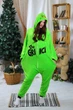 Піжама кігурумі Kigurumi для дівчинки Тепла Різдвяна Грінч Зелений на зріст 175-182 см (204941) - зображення 1