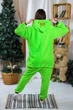 Піжама кігурумі Kigurumi для дівчинки Тепла Різдвяна Грінч Зелений на зріст 175-182 см (204941) - зображення 6