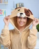 Пижама кигуруми My Kigu Женская Теплая Щенок Собачка Джек Рассел Пес Патрон Бежевый размер M 155-165 см (112841) - изображение 3