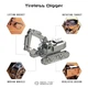 Коллекционная модель-конструктор Metal Time Tireless Digger Экскаватор механический (MT043) - изображение 3