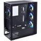 Корпус QUBE GALAXY Black (GALAXY_FCNU3) - изображение 9